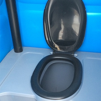 Туалетная кабина Toypek 01C в собранном виде синий цвет