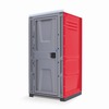 Туалетная кабина Toypek 03C в собранном виде красный цвет