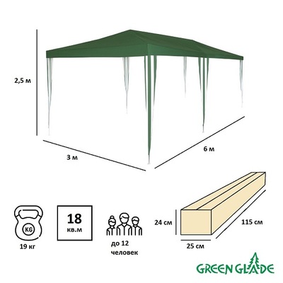 Тент шатёр Green Glade 1057