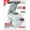 Биотуалет для дачи BIOFORCE Compact WC 15-25 D с индикатором заполнения
