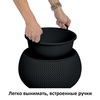 Кашпо для цветов Prosperplast SPLOFY BOWL- антрацит Артикул: DKSP370-S433