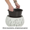 Кашпо для цветов Prosperplast Sandy Bowl 9л, белый Артикул: DSK370-S449