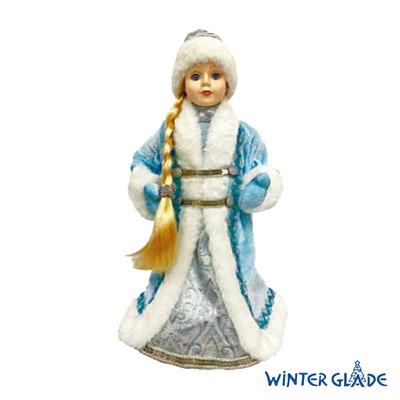 Фигурка Снегурочка 38 см (голубой) Winter Glade Артикул: M0638