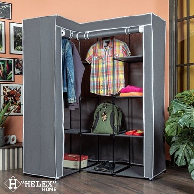 Напольная вешалка-шкаф для одежды Helex Home W-30