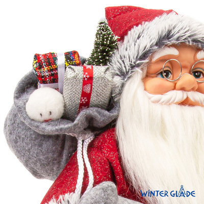 Фигурка Дед Мороз Winter Glade высота 60 см (красный/серый) Артикул: M2124 новогоднее украшение