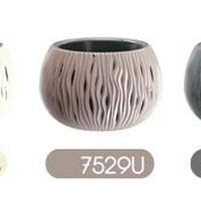 Кашпо для цветов Prosperplast SANDY Bowl - серый Артикул: DSK370-405U