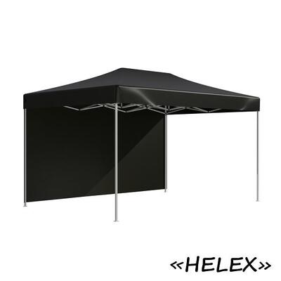 Шатер для дачи Helex 4342 S8.2, 3x4.5м черный