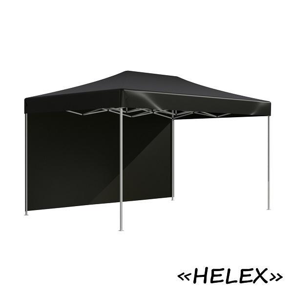 Шатер для дачи Helex 4342 S8.2, 3x4.5м черный