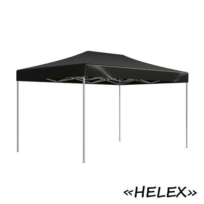 Шатер для дачи Helex 4342 S8.2, 3x4.5м черный