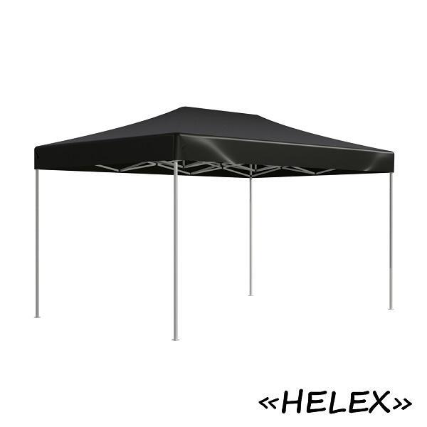 Шатер для дачи Helex 4342 S8.2, 3x4.5м черный