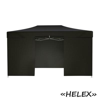 Шатер для дачи Helex 4342 S8.2, 3x4.5м черный