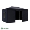 Шатер для дачи Helex 4342 S8.2, 3x4.5м черный