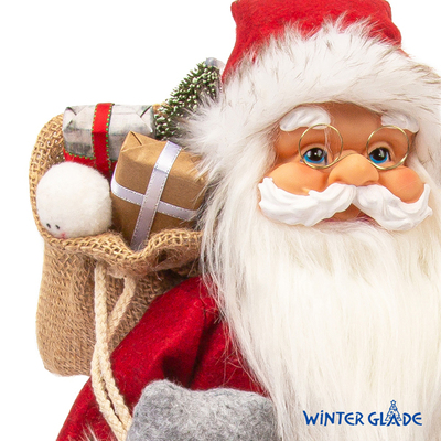 Фигурка Дед Мороз Winter Glade высота 60 см (красный) Артикул: M96 новогоднее украшение