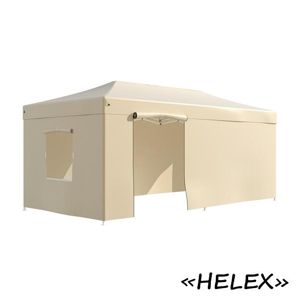 Шатер для дачи Helex 4361 3х6х3м полиэстер шампань