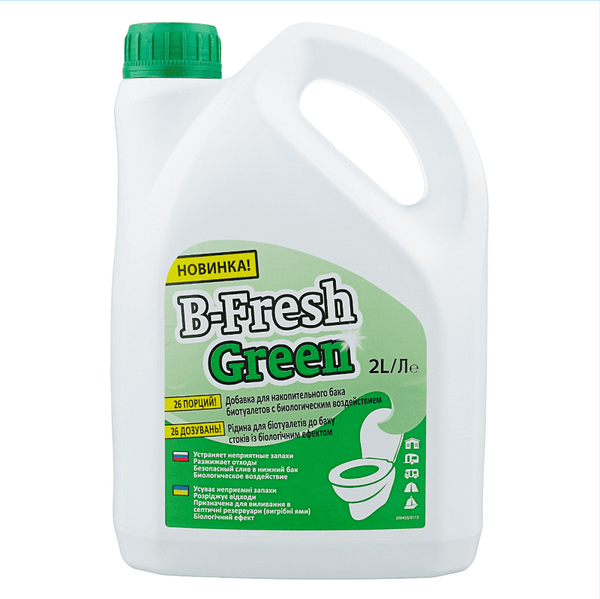 Жидкость для нижнего бака биотуалета B-Fresh Green 2 л.