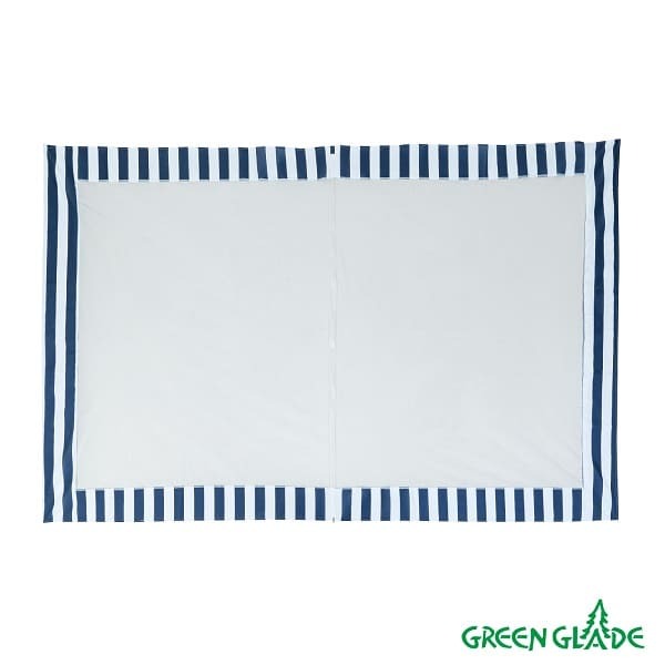 Стенка для садового тента Green Glade 1,95х2,95м полиэстер с москитной сеткой синяя 4140