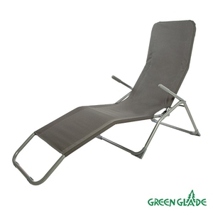 Шезлонг green glade м6186 голубой